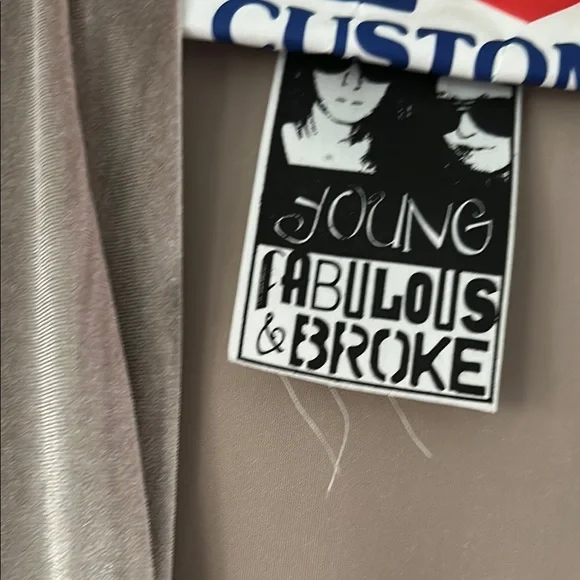 NWOT Young Fabulous & Broke Long Beautiful Dusty Rose Colored Duster Cardigan - Picture 2 of 5